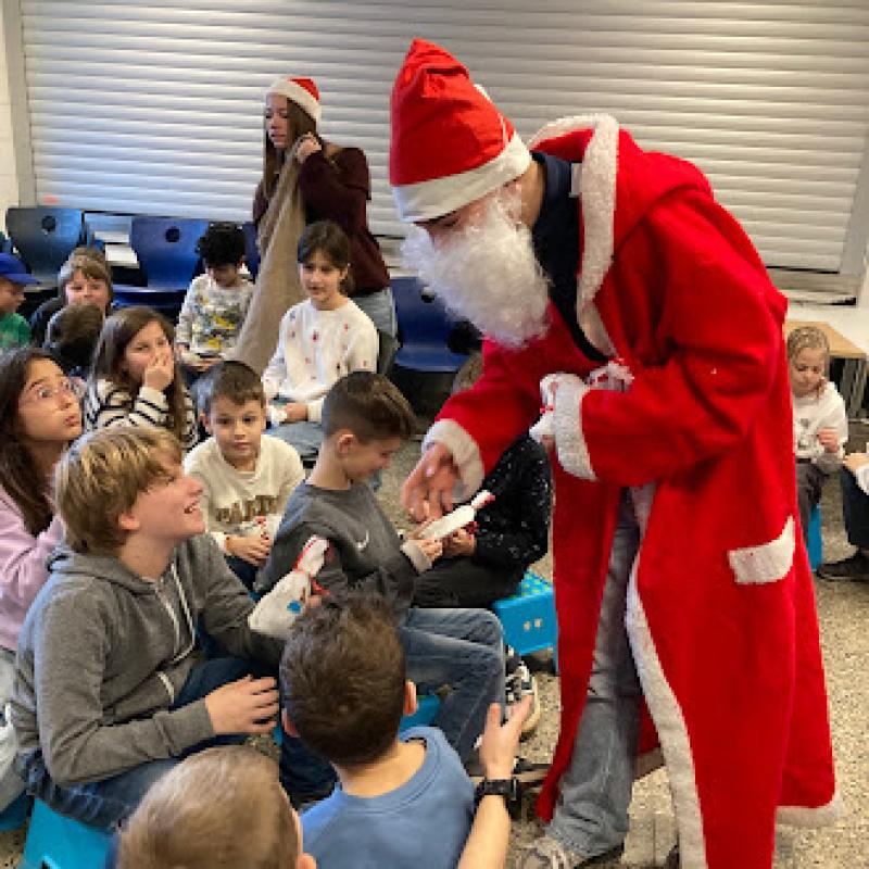der Nikolaus in Aktion 